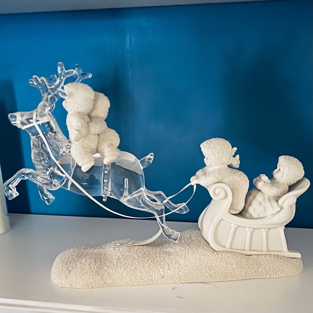 Department 56 “Up Into The Stars” Hand Numbered RETIRED Snowbabies LARGE piece
